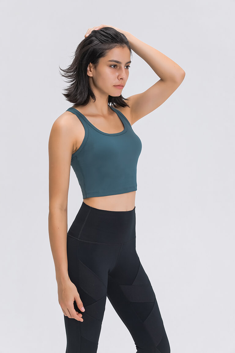 Racerback Longline Sports Bra