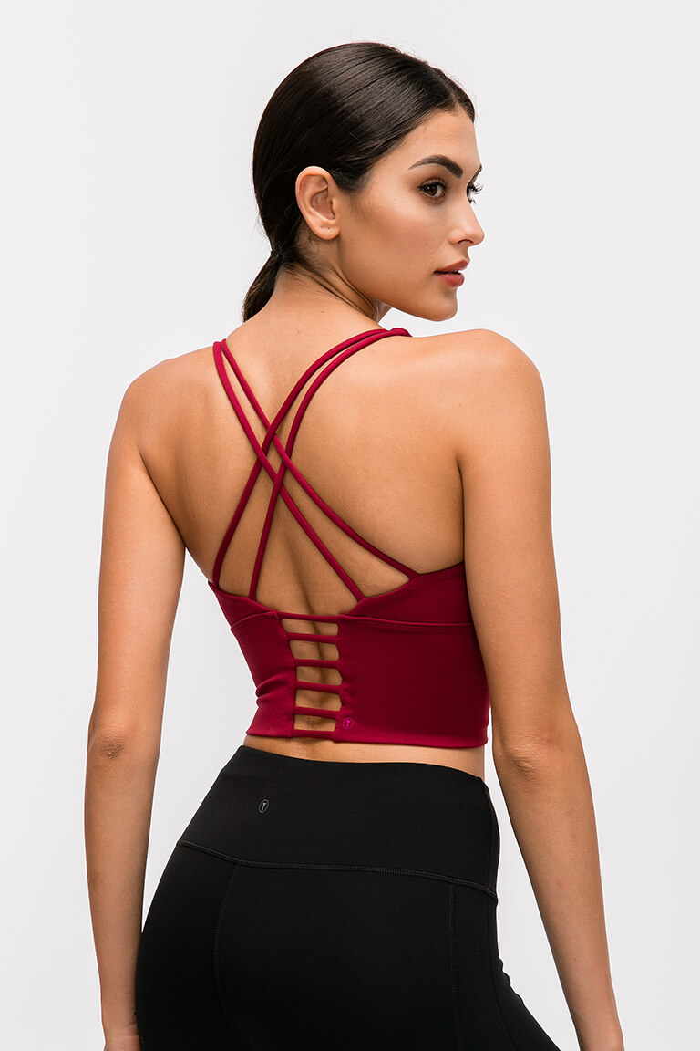 Strappy Longline Sports Bra curated on LTK